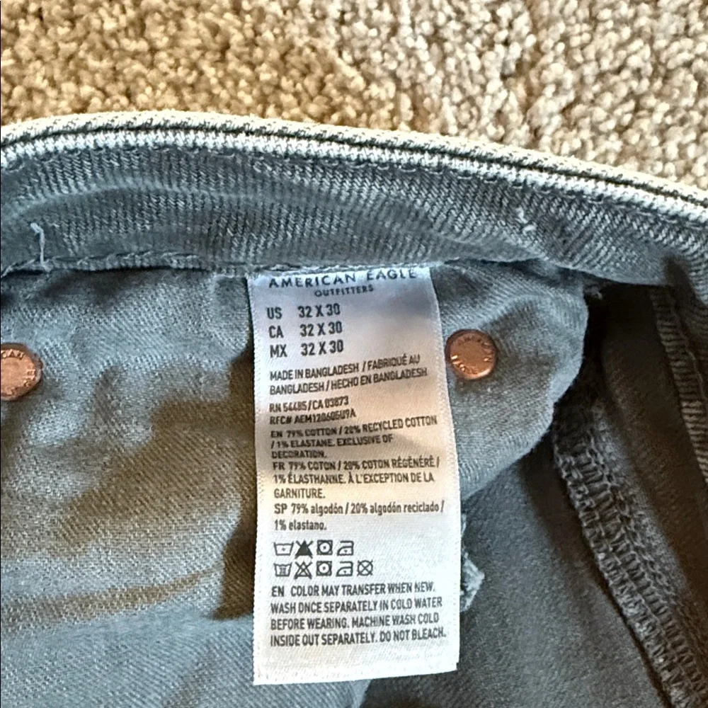 American Eagle Outfitters EasyFlex Gray Jeans